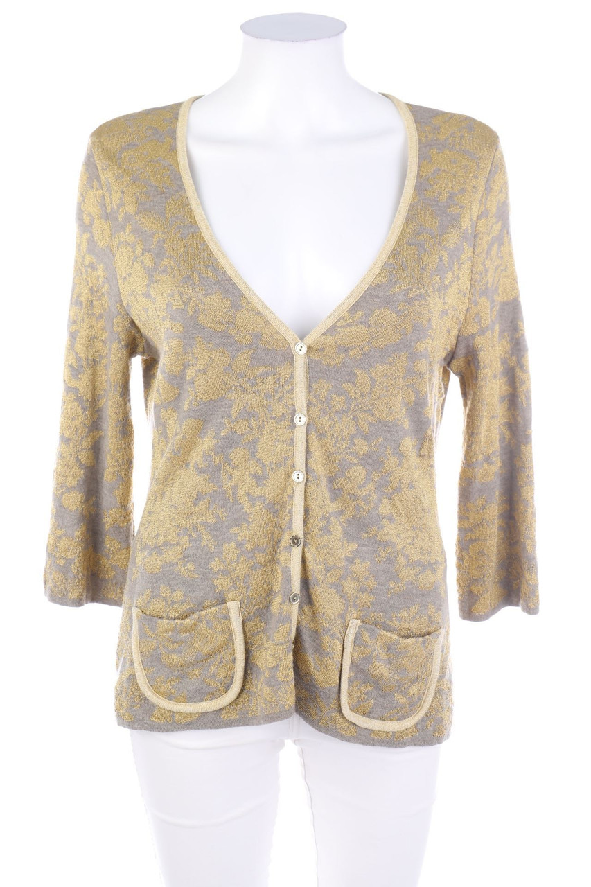 Pink memories - Glitzer-Cardigan mit Kaschmir - D 36