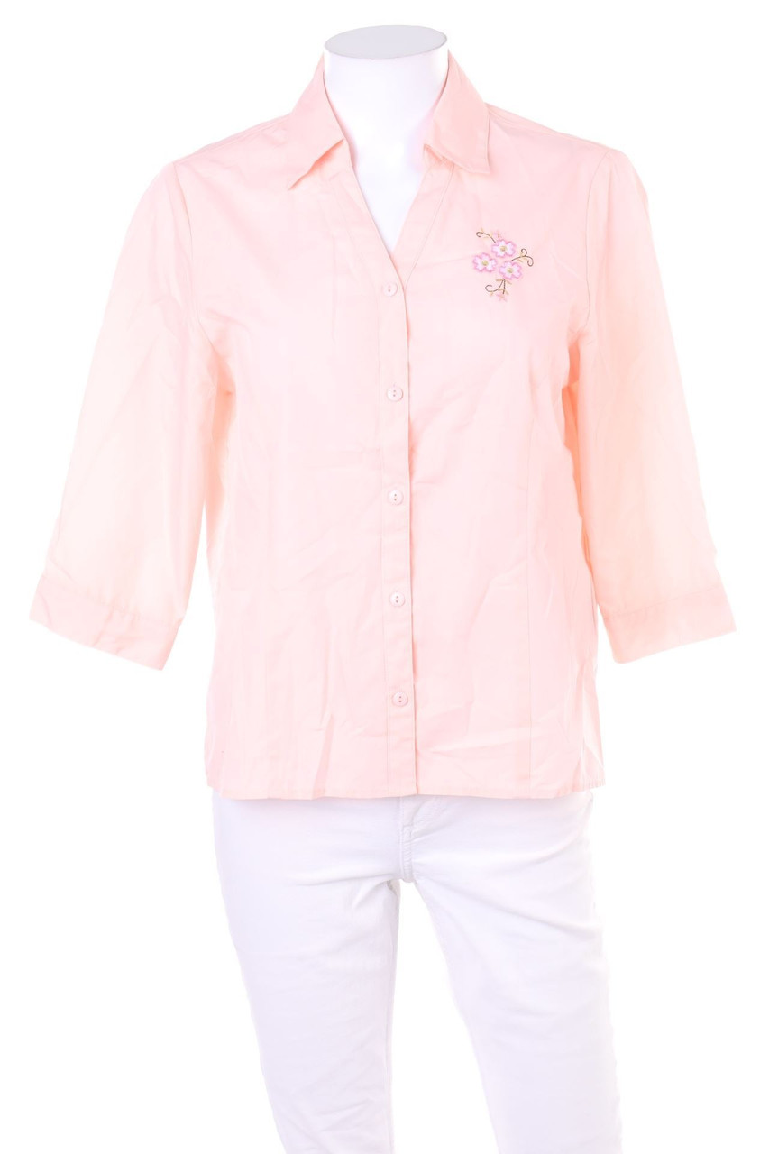 ATELIER GS - Bluse mit Blumen-Print - M