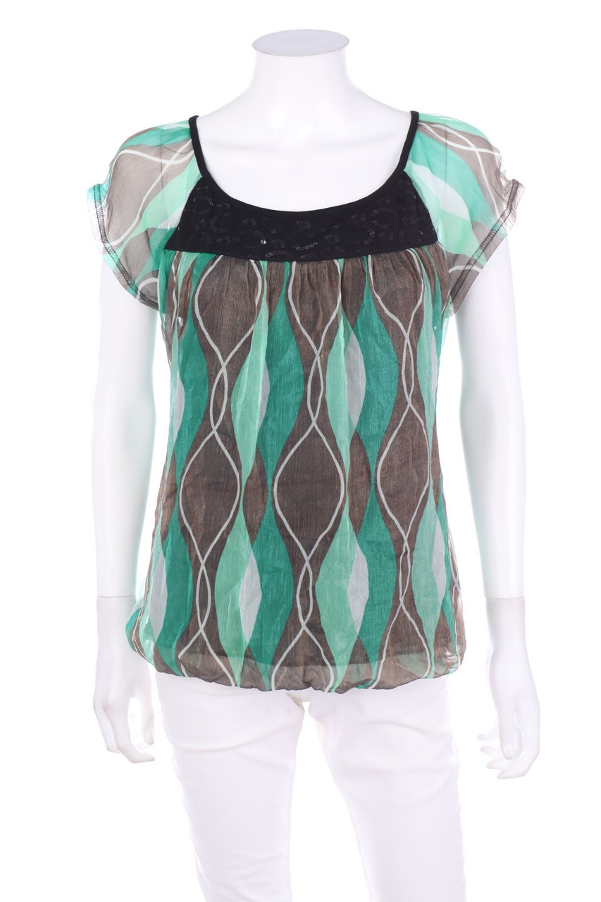 Y.Yendi - Shirt mit Glitzer mit Pailletten - M