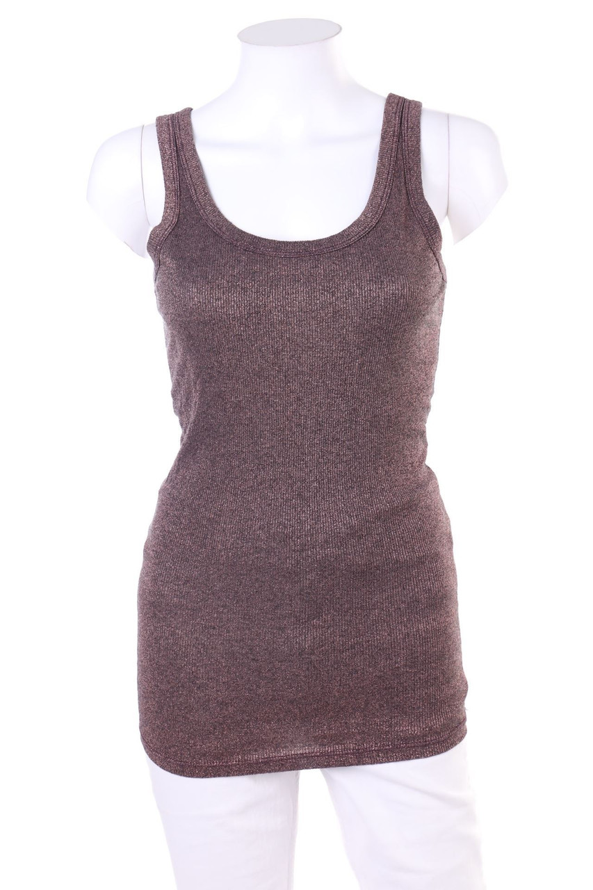 ViCOLO - Top mit Metallic-Effekt - S