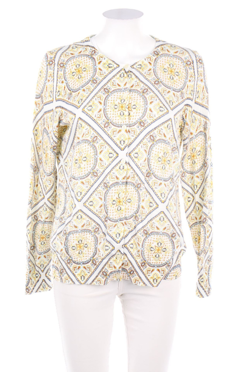 LANDS´END - Baumwoll-Cardigan mit Print - S