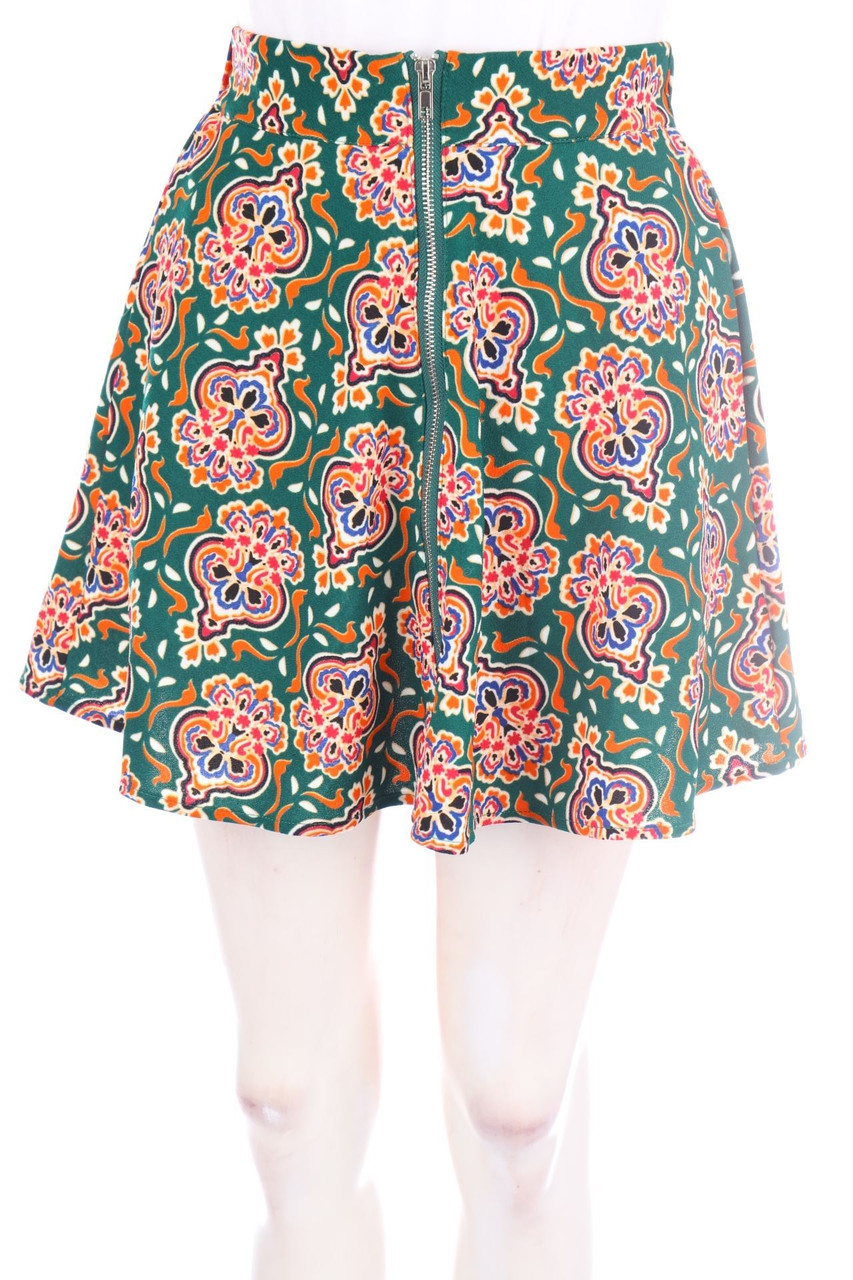 GLAMOROUS - Print-Rock mit Reißverschluss - D 32