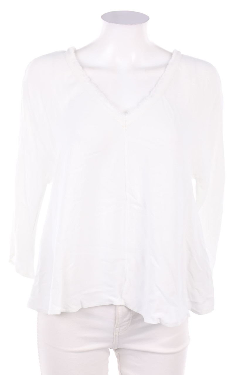 Massimo Dutti - Bluse mit tiefem Rückenausschnitt - M