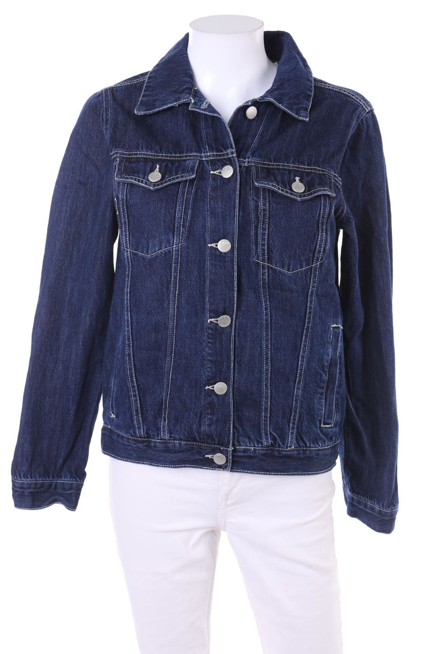 NICE & CHIC - Jeans-Jacke mit aufgesetzten Taschen - S