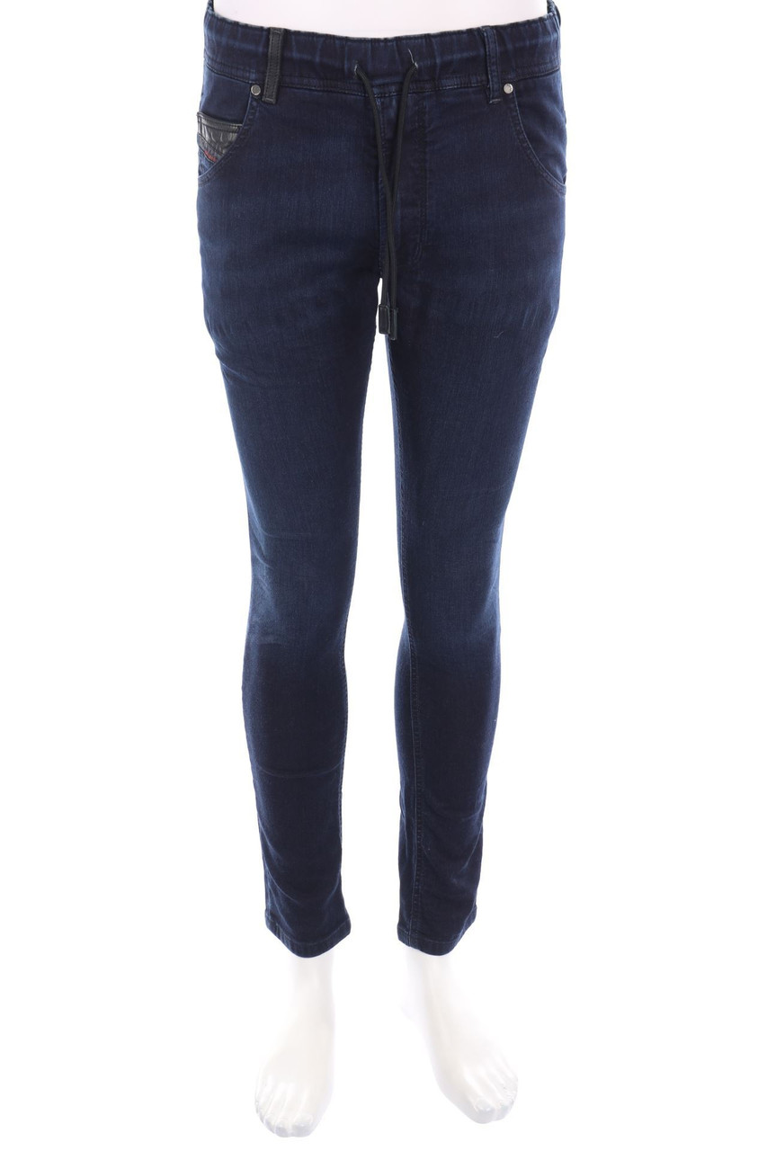 DIESEL - Jogger-Jeans mit Leder-Details - W30