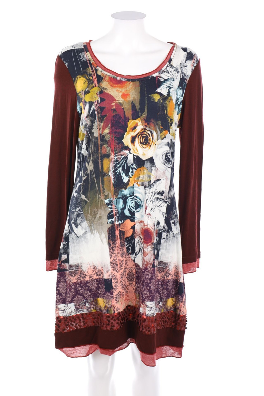 linea TESINI - Kleid mit Blumen-Print - D 40