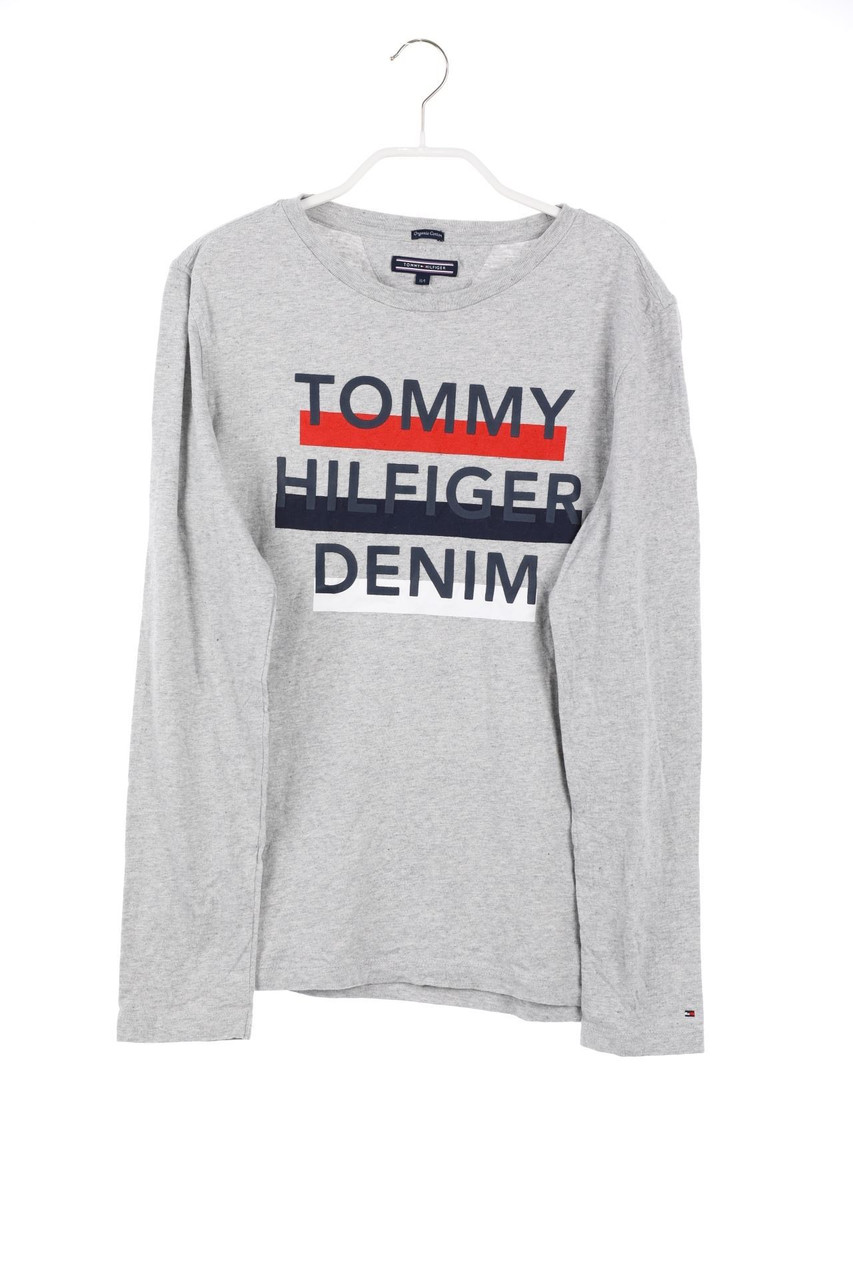 TOMMY HILFIGER DENIM - T-Shirt mit Logo-Print - 164