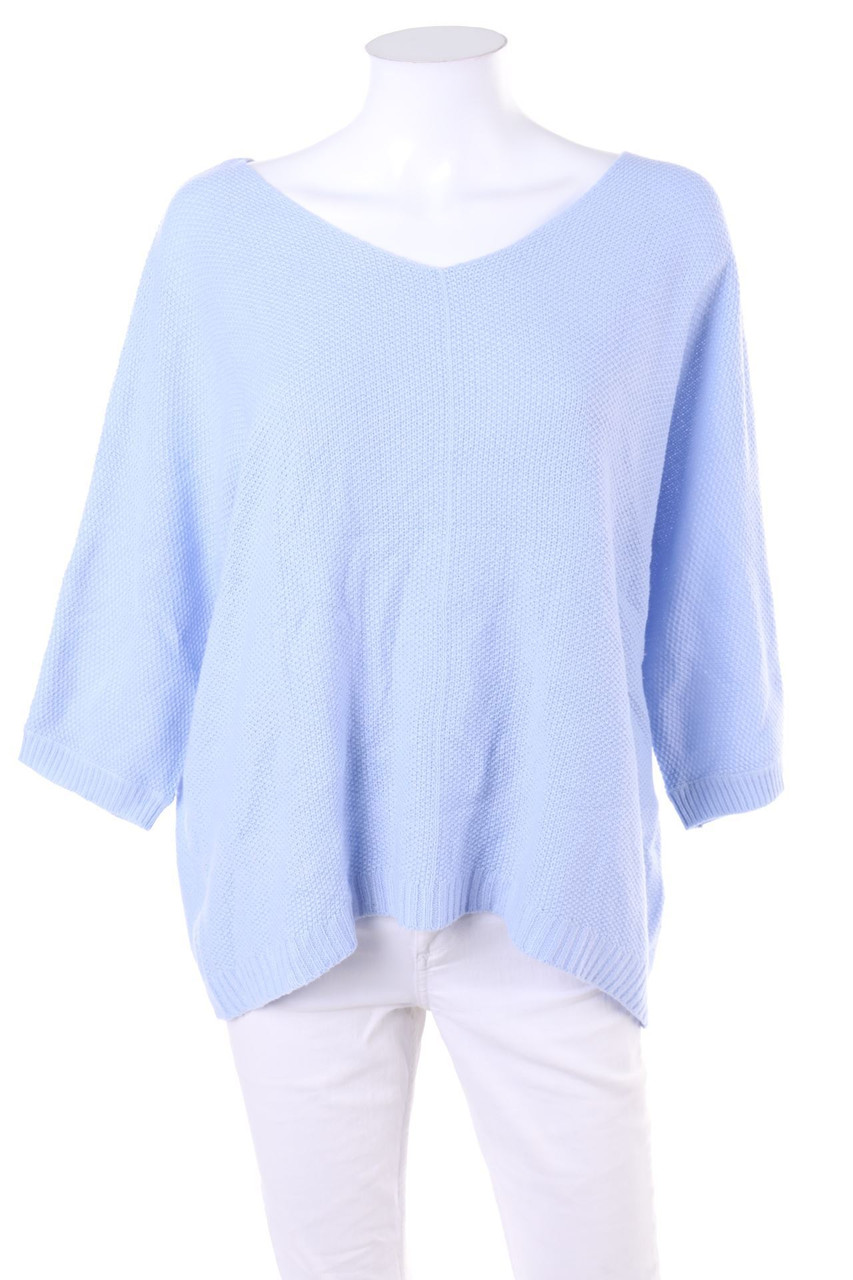 Ohne Label - Strick-Pullover mit Batwing-Ärmeln - D 42