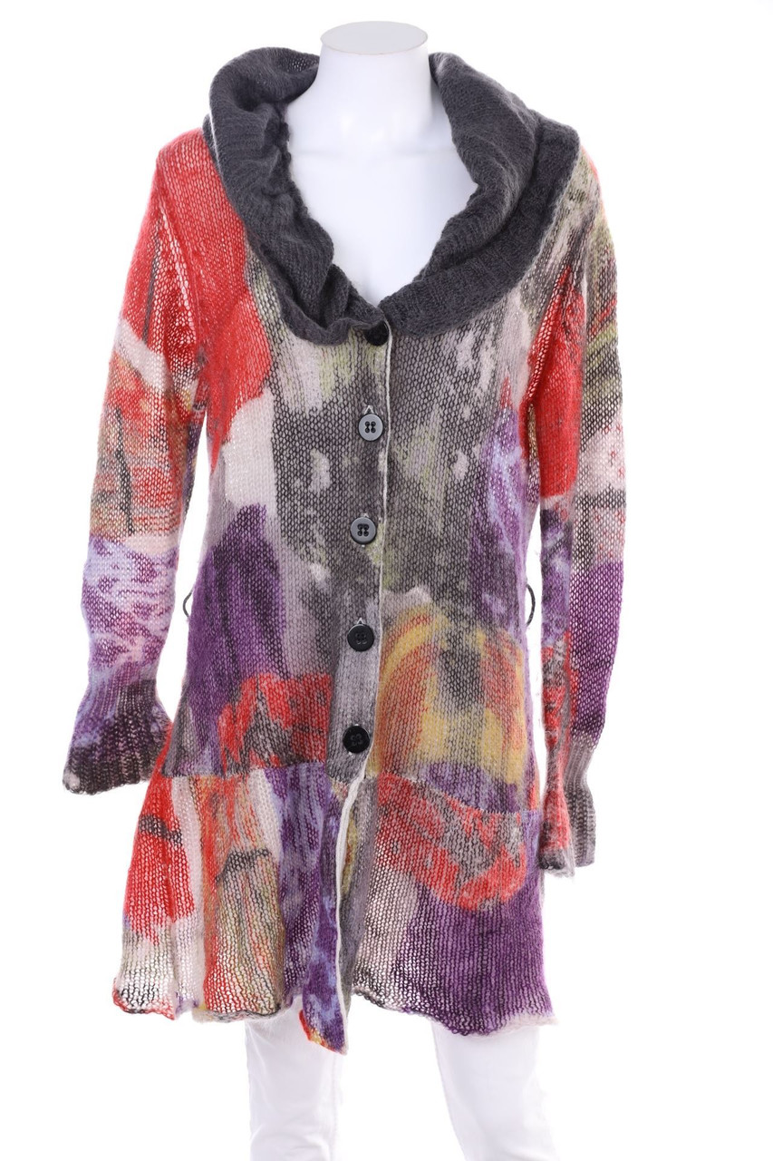 passport. - Cardigan aus Woll-Mix mit Mohair - D 42