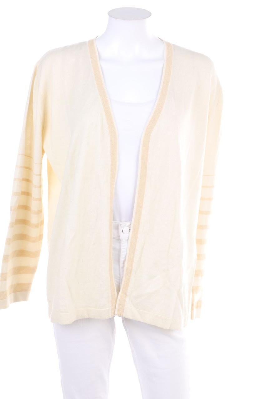 Ohne Label - Cardigan mit Streifen mit Glitzer - L
