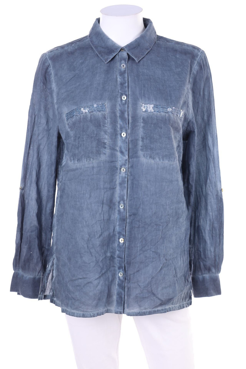 Jake*s - Garment Dyed-Hemd-Bluse - D 40