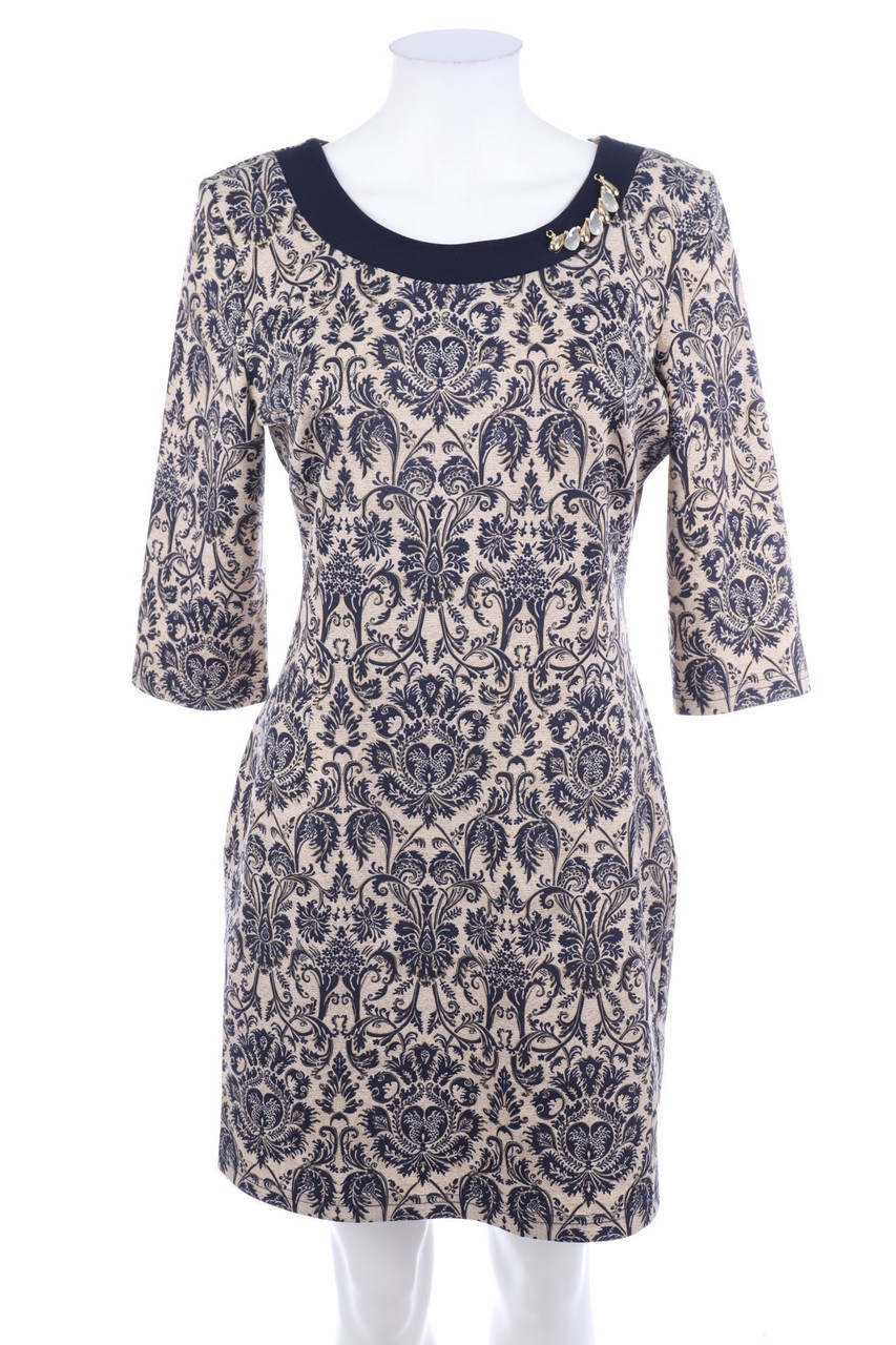Beyzas - Etui-Kleid mit floralem Muster - D 40