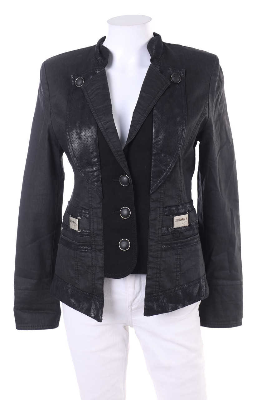Junona - Jacke mit Logo-Applikation - L