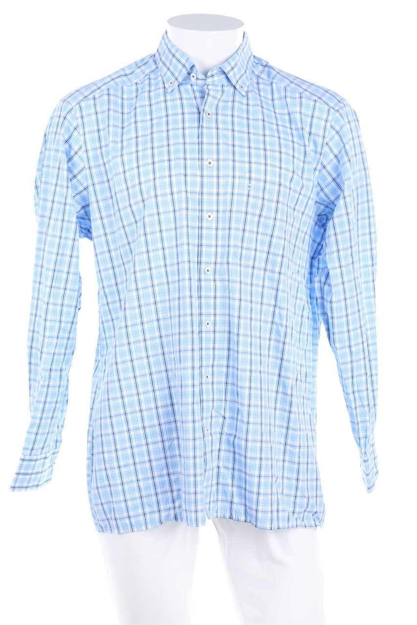 OLYMP - Button-down-Hemd mit Tartan-Muster - 41