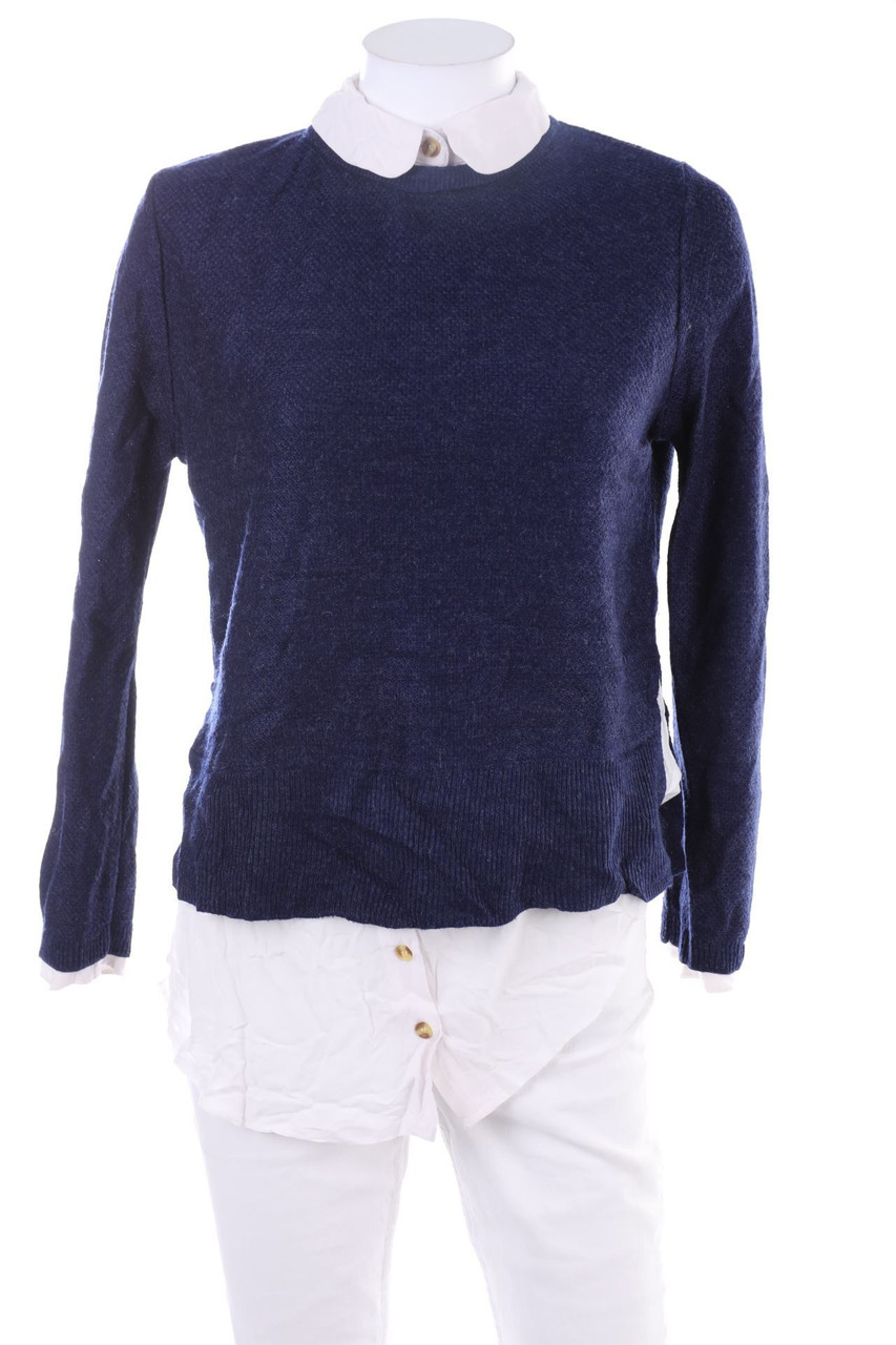 TOPSHOP PETITE - Strick-Pullover im Layer Look - D 36