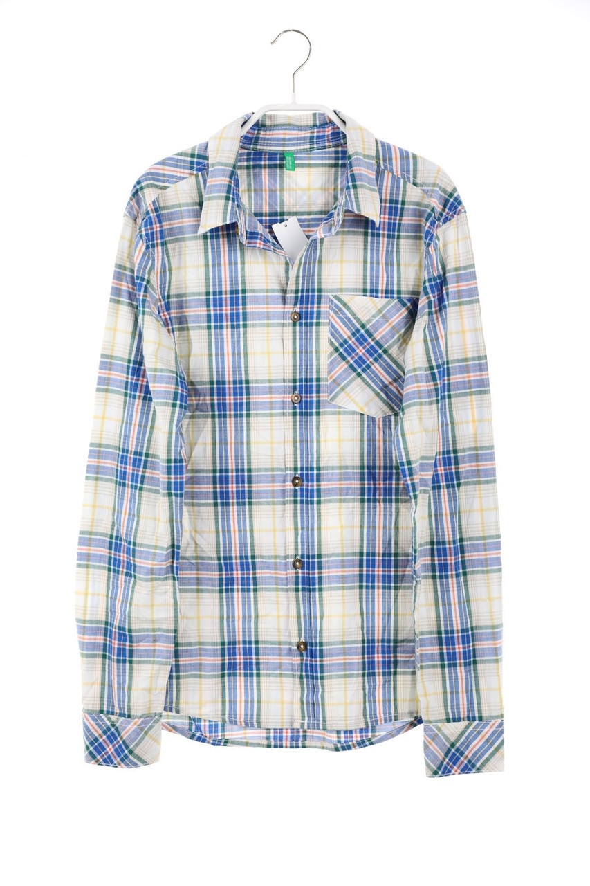 UNITED COLORS OF BENETTON - Hemd mit Karo-Muster - 170