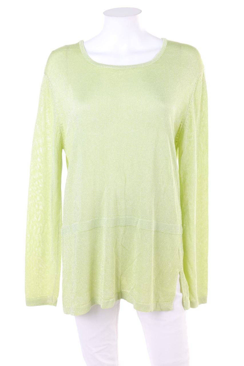 LAST WOMAN - Glitzer-Strick-Pullover - M