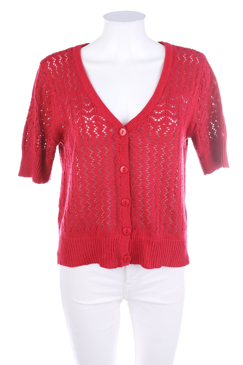 mia linea - Cardigan aus Lochstrick - D 38