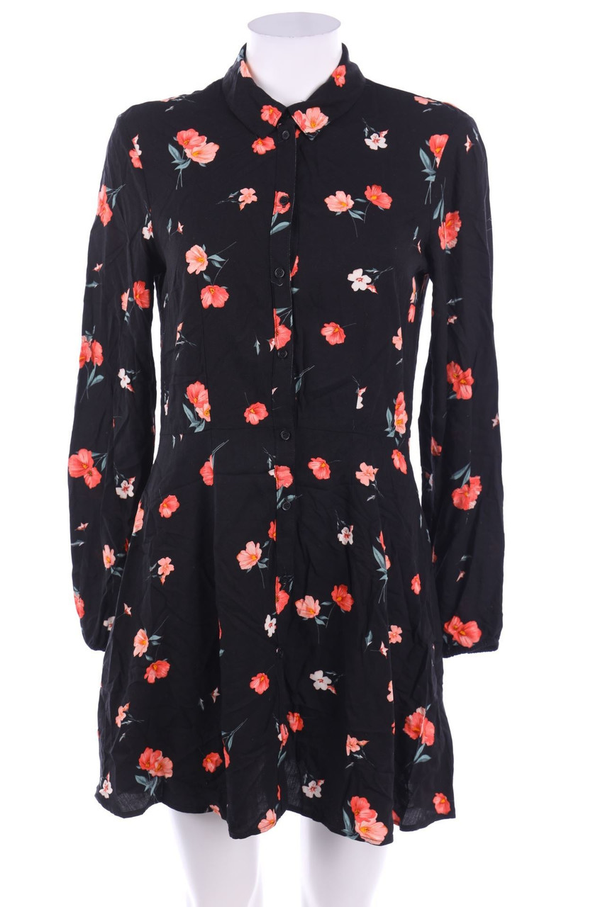 H&M DIVIDED - Blusenkleid mit Blumen-Print - D 36