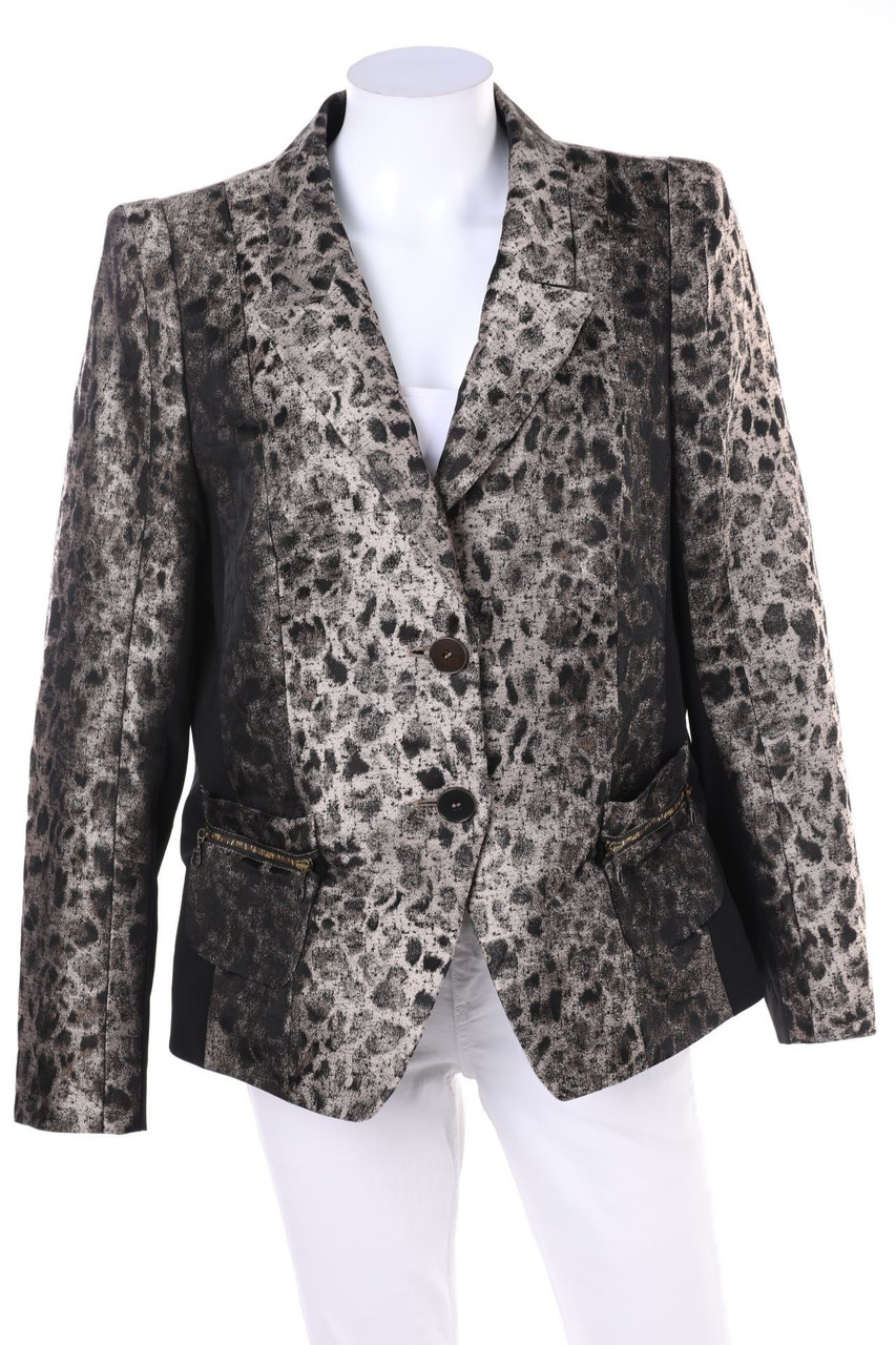 BASLER - Blazer mit Leo-Print - D 42