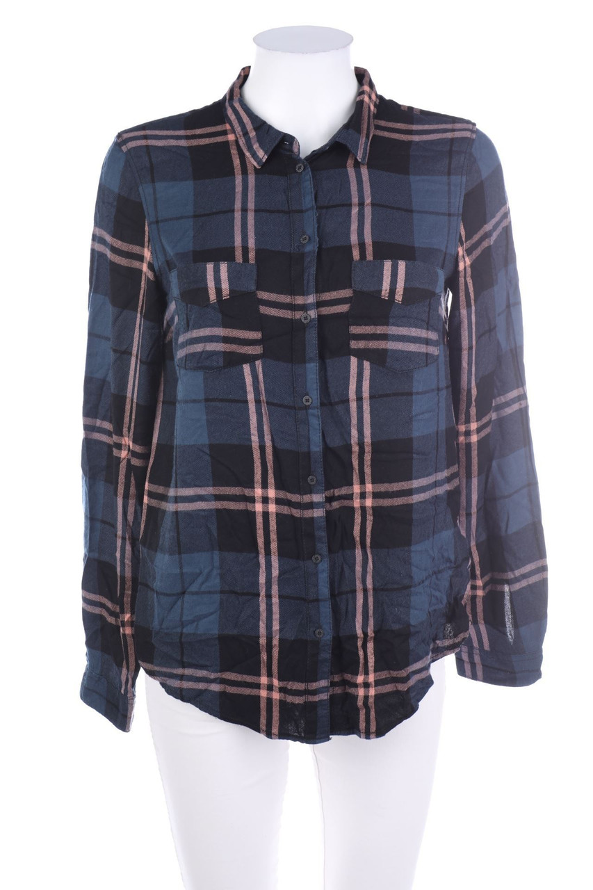 REVIEW - Hemd-Bluse mit Karo-Muster - S
