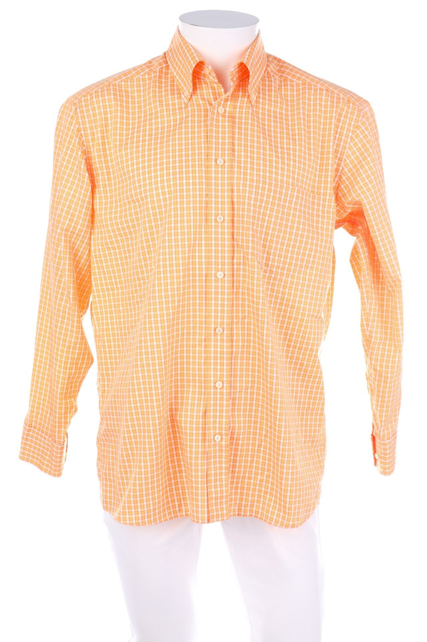EINHORN - kariertes Button-down-Hemd - 39