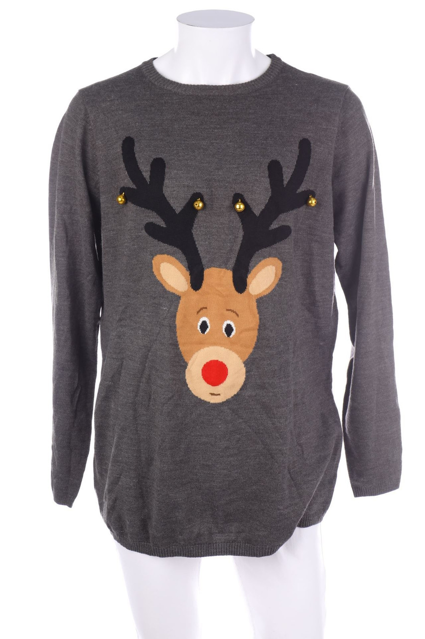 LIVERGY Weihnachts-Pullover mit Applikationen 56 secondhand kaufen