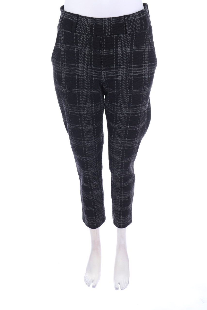 OPUS - Jogger-Hose mit Karo-Muster - D 34