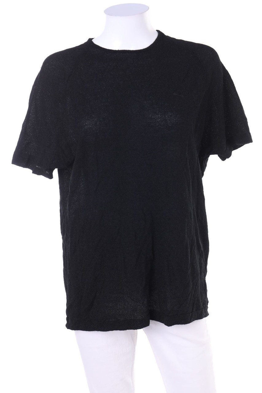 VINTAGE - Kurzarm-Strick-Pullover - D 42