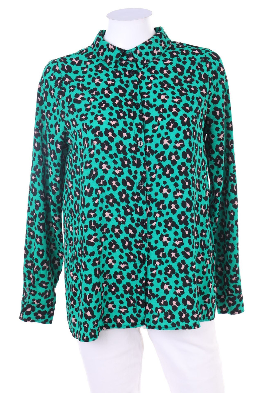 LOAVIES - Bluse mit Blumen-Print - M