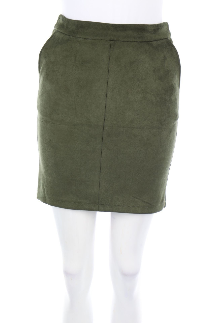 VILA - Faux Leather-Mini-Rock - D 34