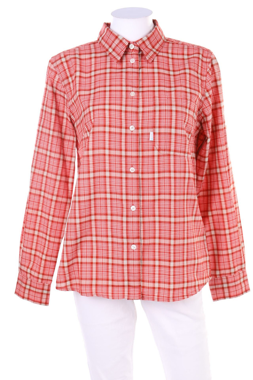 odlo - Karo-Hemd-Bluse - M