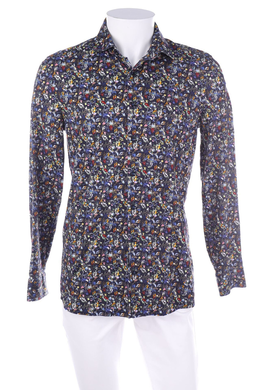 OLYMP Level Five - Hemd aus Jersey mit Blumen-Print - 40