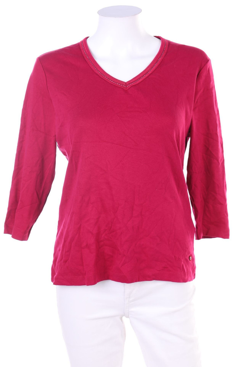 olsen - 3/4-Arm-Shirt mit Applikationen - D 40