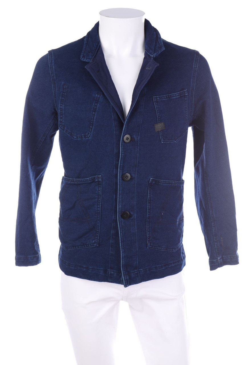 G-STAR RAW - Jacke mit Leder-Details - L