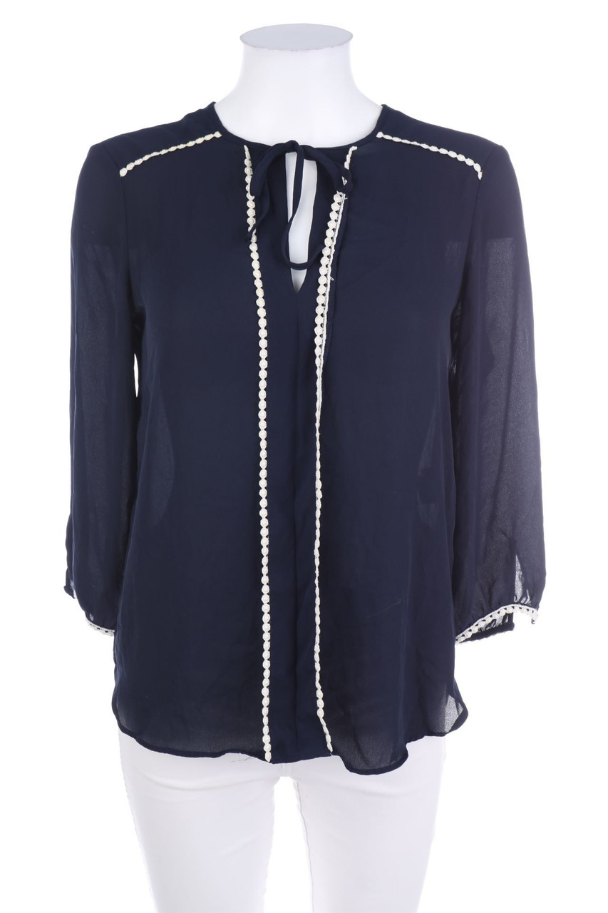ZARA - Bluse mit Spitze - S