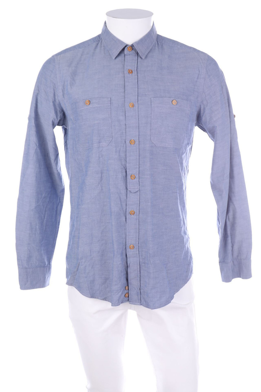 UNITED COLORS OF BENETTON - Hemd mit Roll-up-Manschette - M