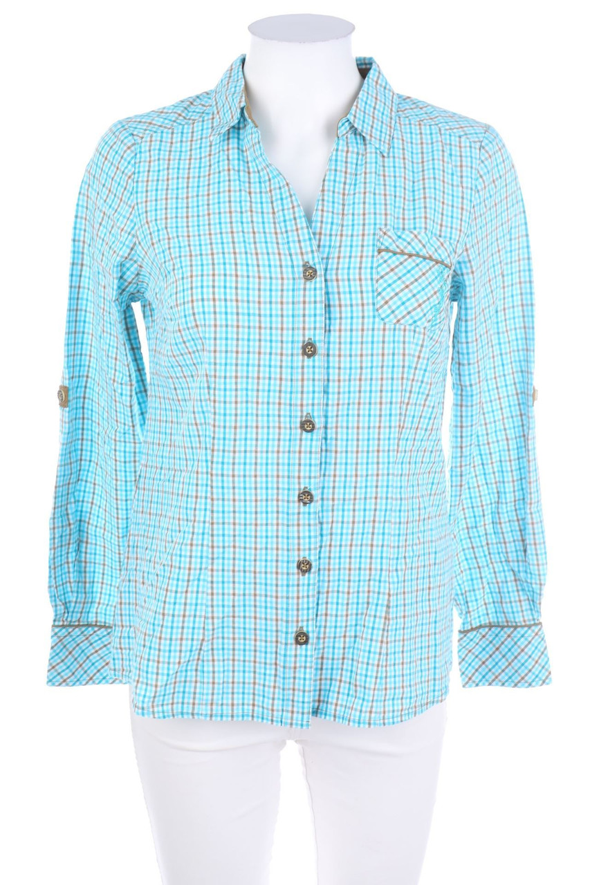 Spieth & Wensky - Bluse mit Karo-Muster - D 36