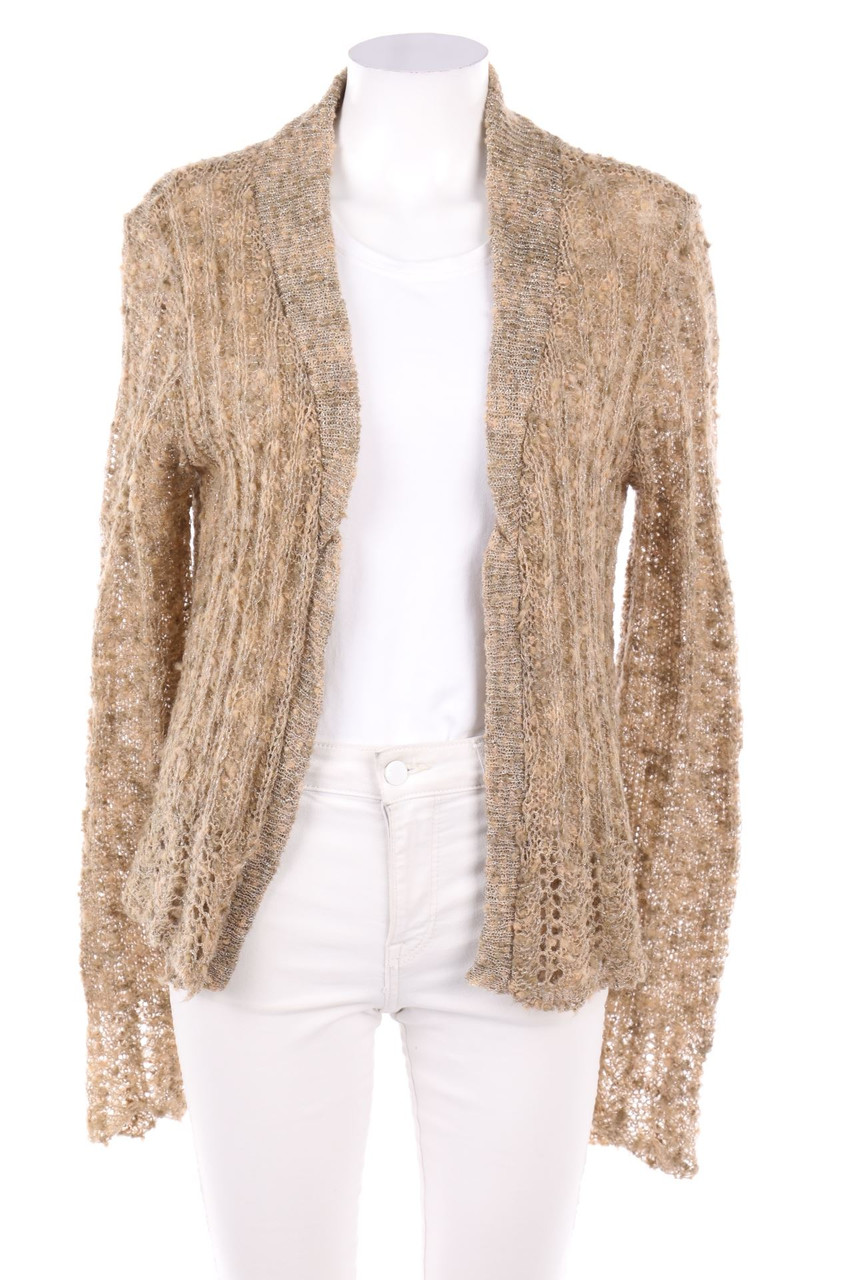 Sonia Gonnelli - Cardigan mit Metallic-Effekt - M
