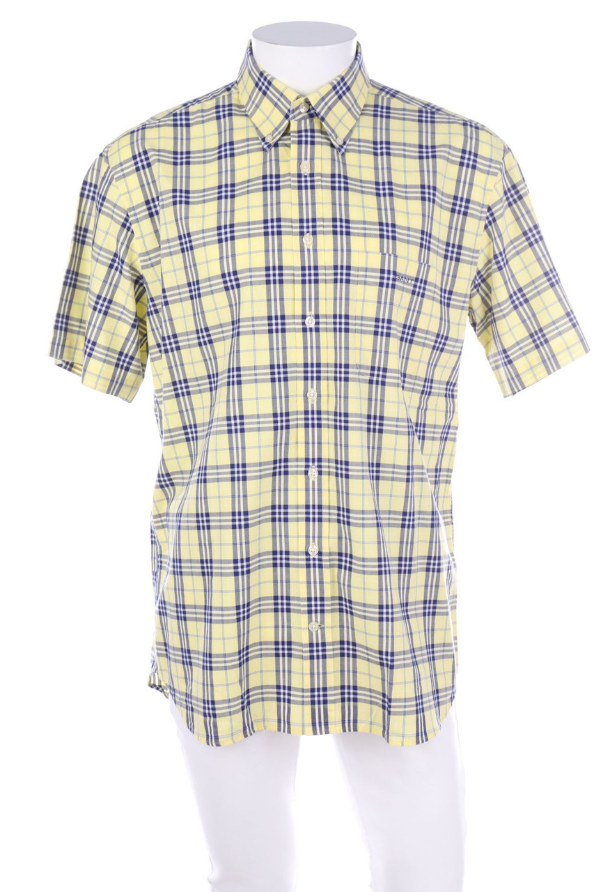 GANT - Kurzarm-Hemd mit Button-down-Kragen mit Tartan-Muster - L