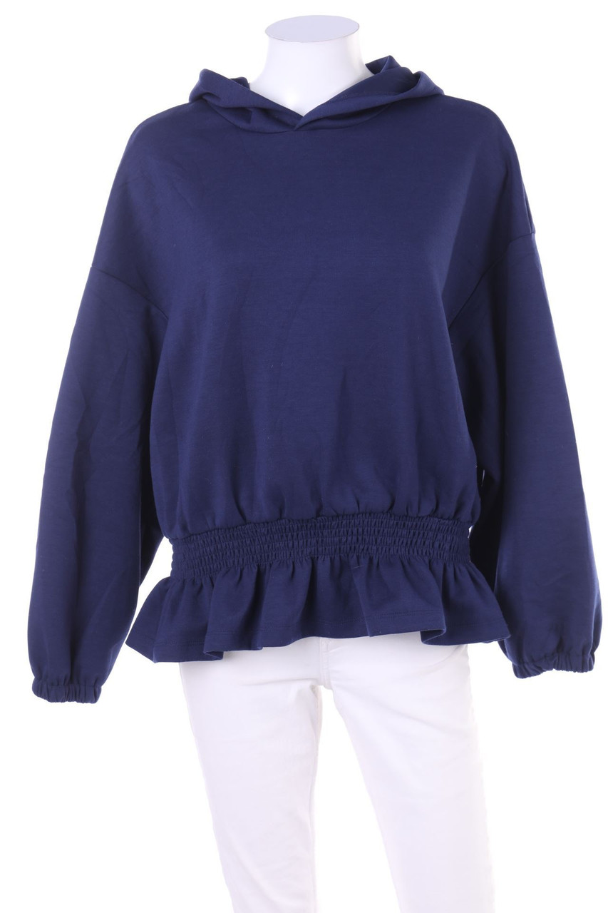 MANGO - Kapuzen-Pullover mit Gummizug - M