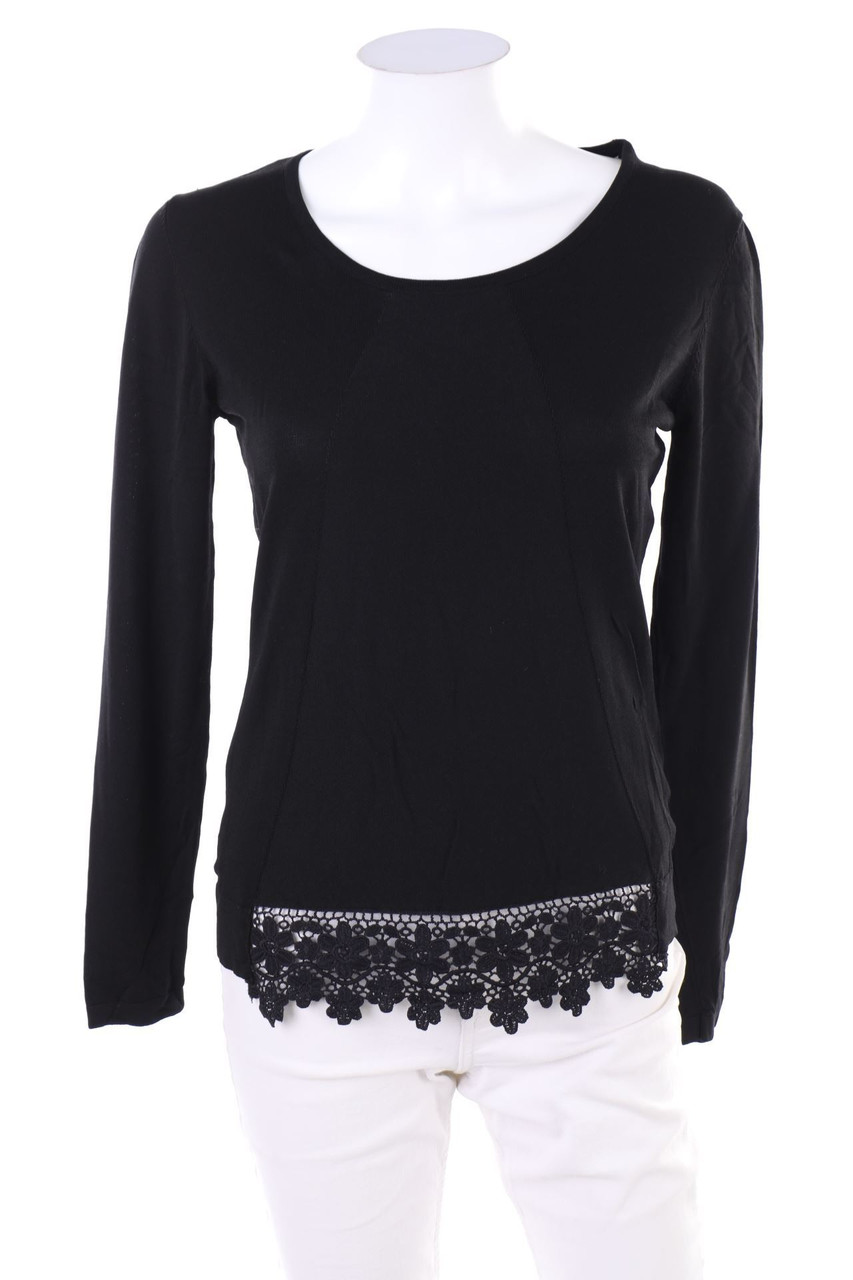 DIKA - Longsleeve-Shirt mit Spitze - M