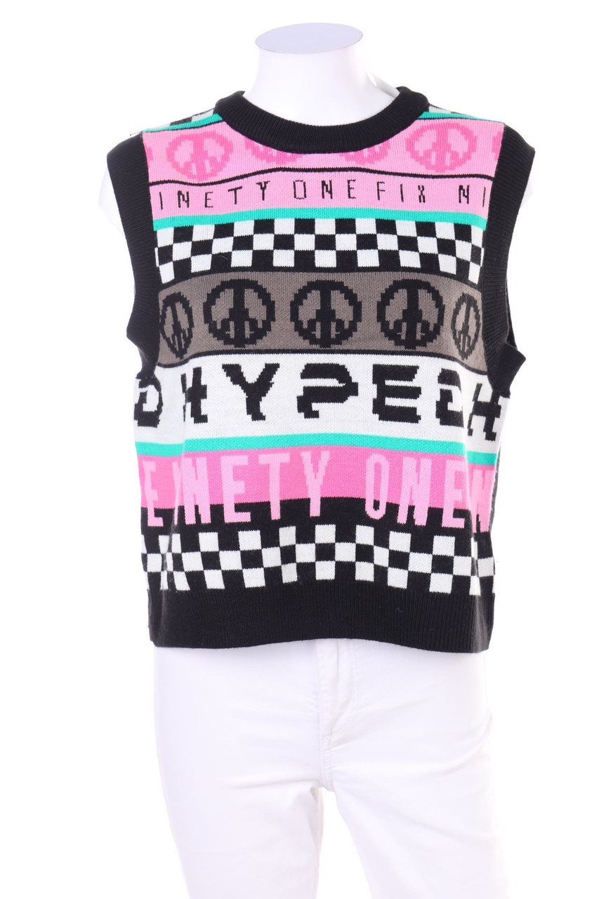 H&M DIVIDED - Pullunder mit Muster - M