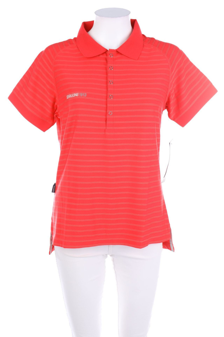 DIDRIKSONS 1913 - Streifen-Sport-Polo-Shirt mit Logo-Stickerei - D 40