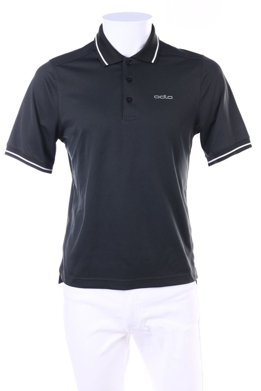 odlo - Golf-Poloshirt mit Logo-Print - S