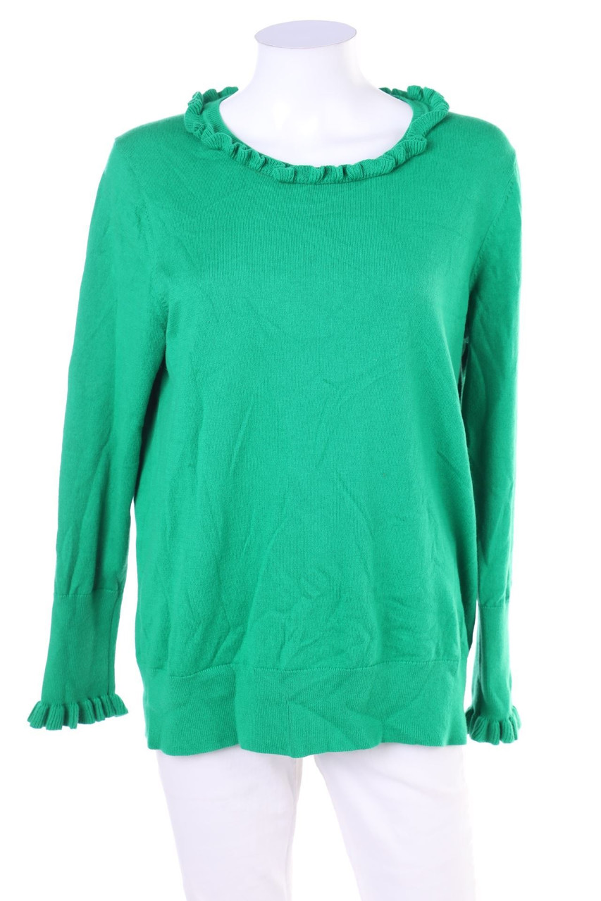 Boden - Strick-Pullover mit Rüschen - D 46