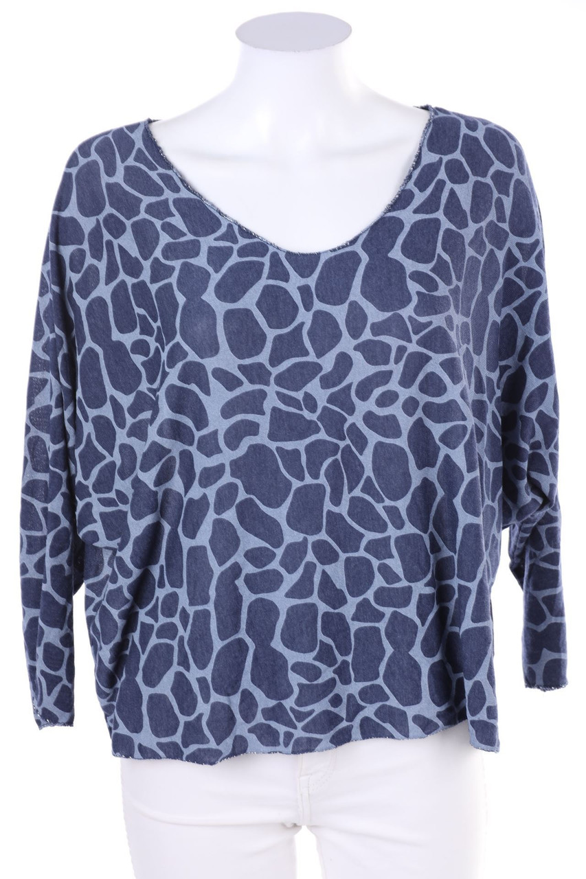 Ohne Label - Shirt mit Muster - M