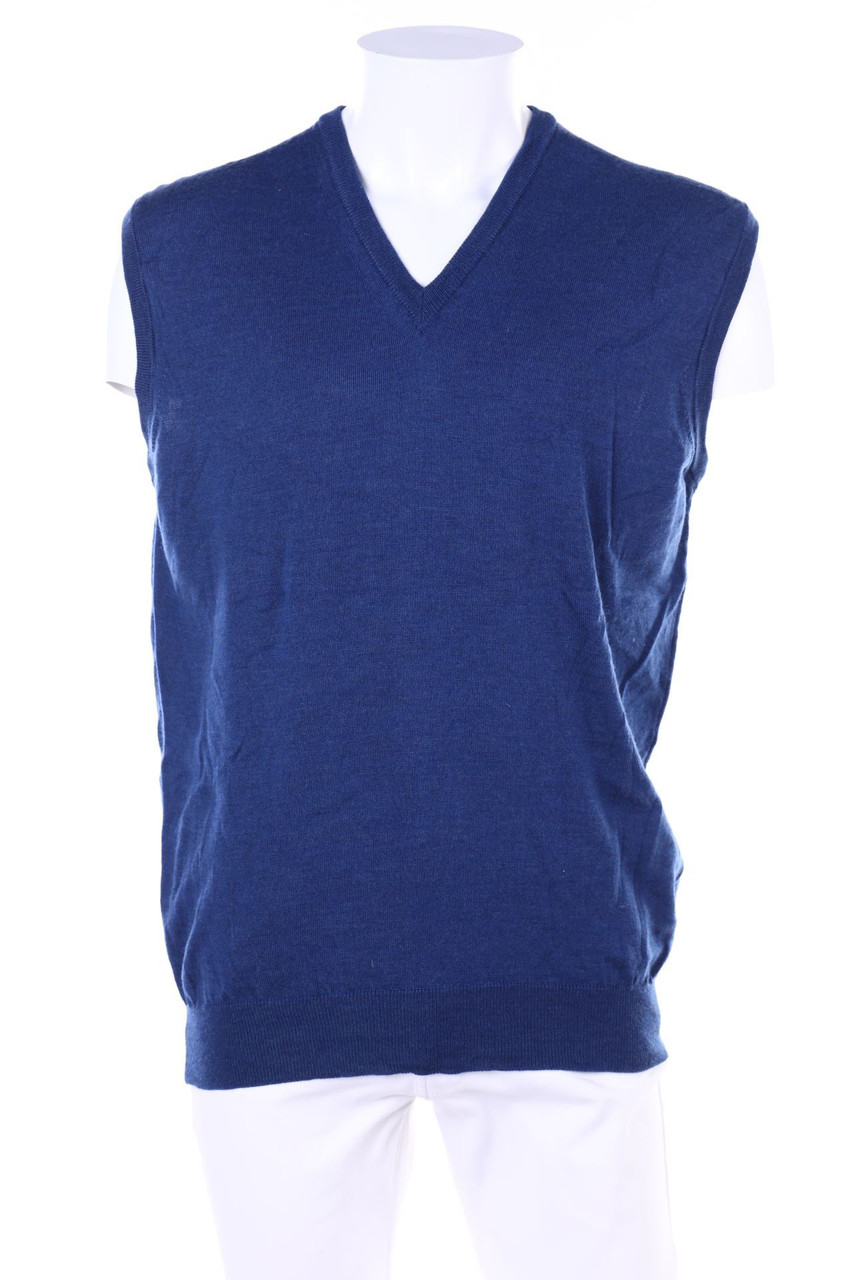 Ohne Label - Pullunder aus Merino-Wolle - XXXL