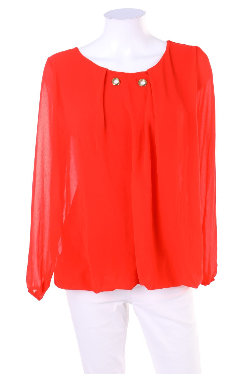 NEW COLLECTION - Bluse mit Drapierung - M