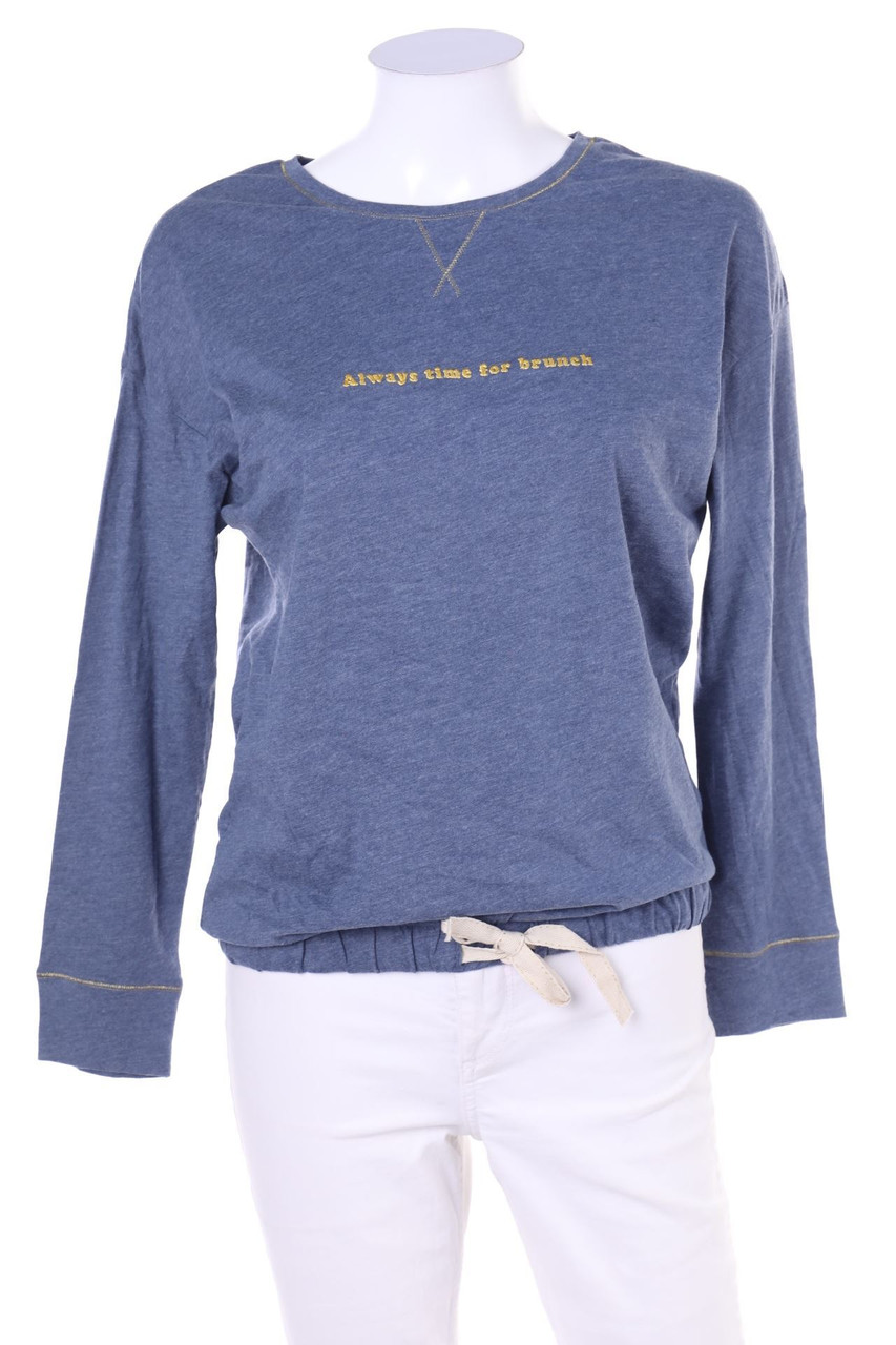 MARKS & SPENCER - Longsleeve-Shirt mit Stickereien - D 32